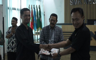 Serah Terima Jabatan PLT. Kepala Sekolah SMKN 1 Bojonggede